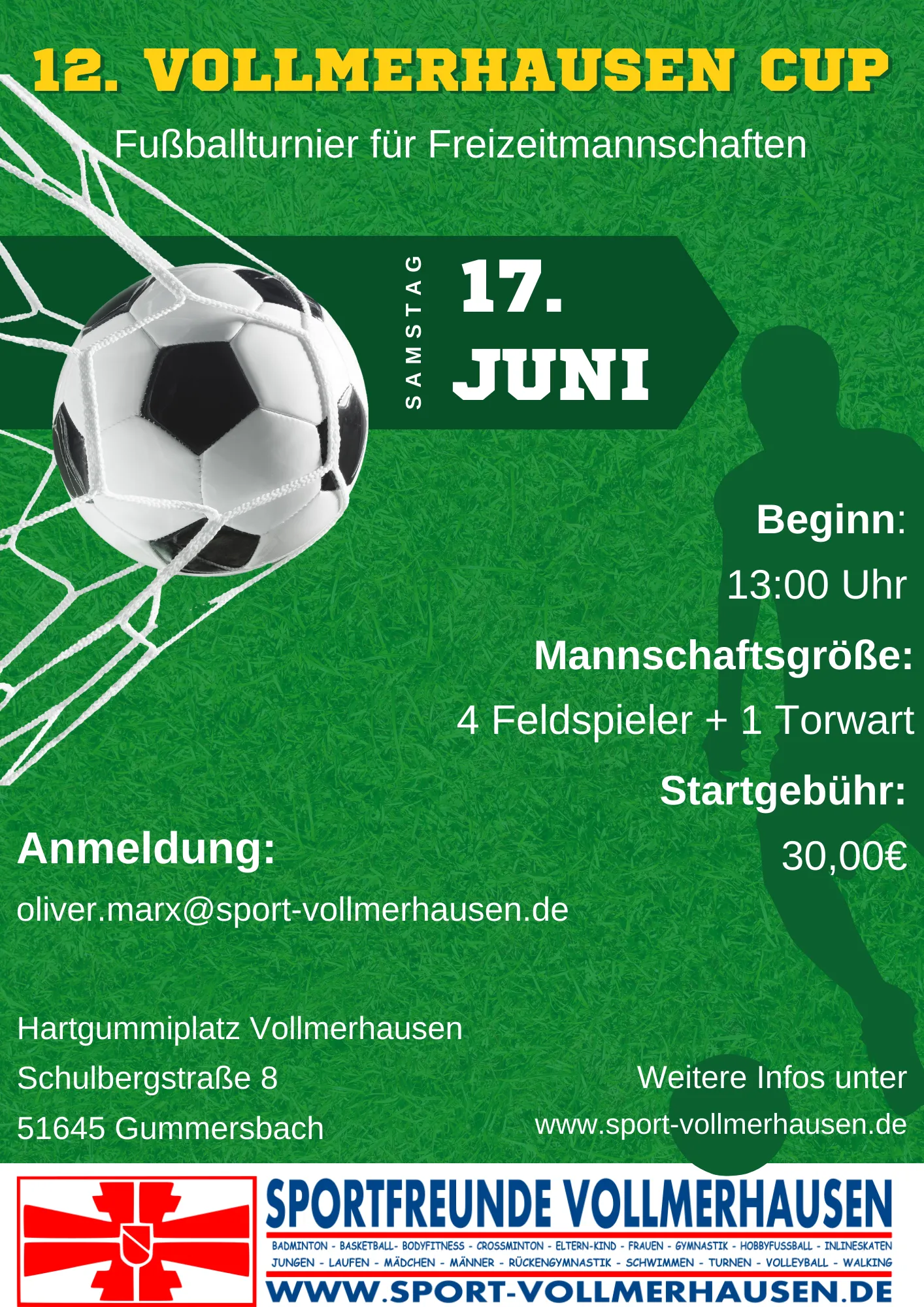 12. Vollmerhausen Cup – Flyer