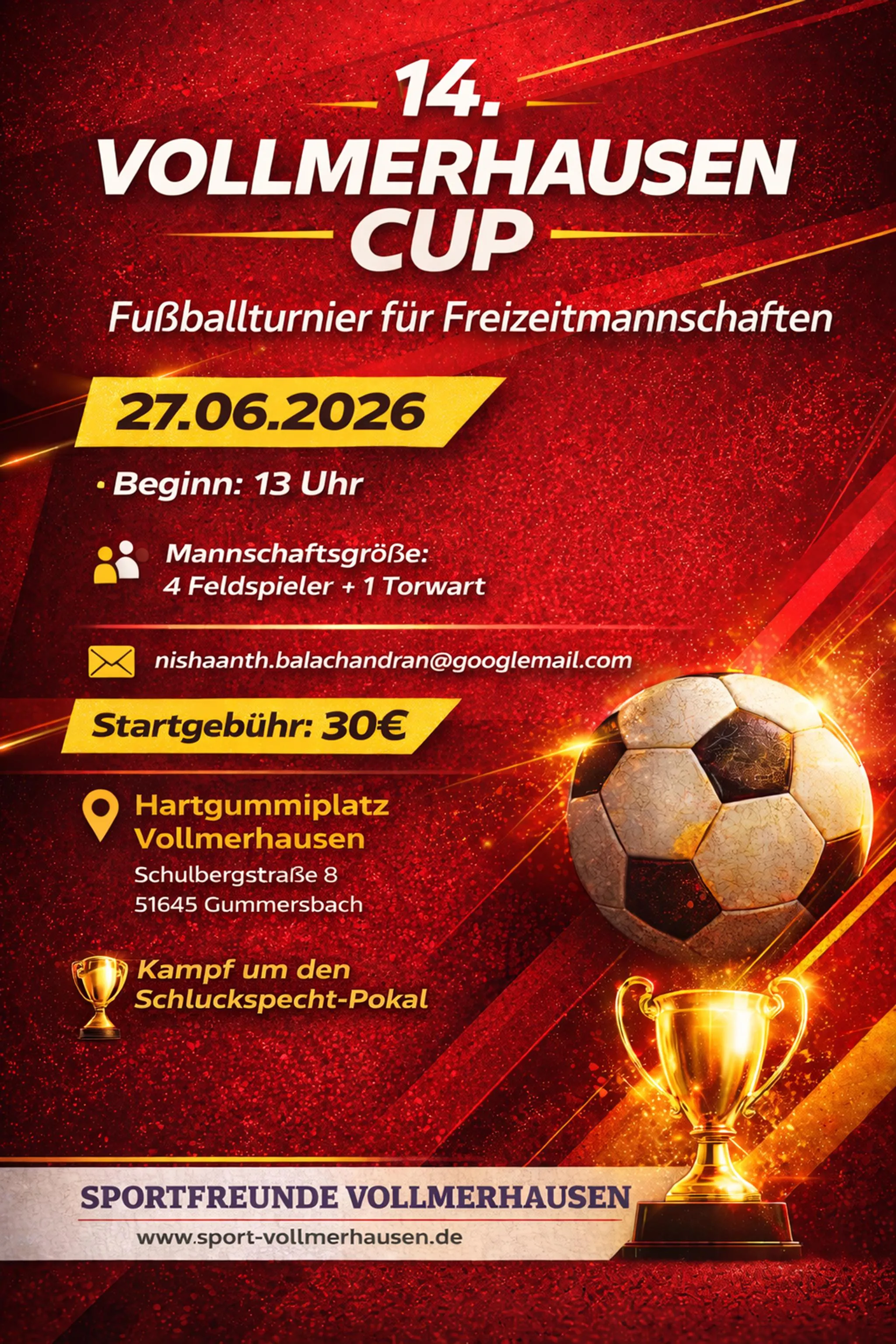 14. Vollmerhausen Cup – Flyer